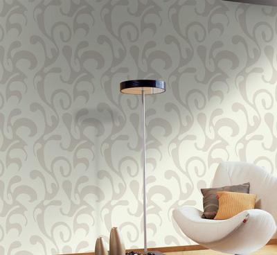 工廠直銷 進(jìn)口無(wú)紡布植絨墻紙 打造客廳臥室的質(zhì)感空間